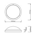 Lámpara E27 con sensor de microondas